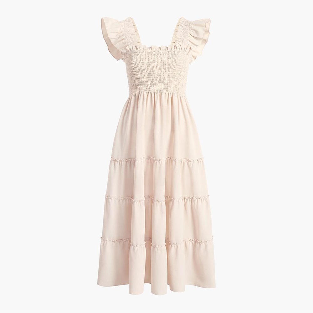 Hill House The Ellie Nap Dress - Sand Crepe